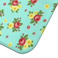 thumbnail image 5 of Pioneer Flower Floral Print Pattern Kitchen Dish Drying Mat 1 Pack, Ultra Absorbent Microfiber Drainer Mat, 16"x18", 5 of 6