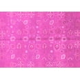 thumbnail image 1 of Ahgly Company Indoor Rectangle Oriental Pink Traditional Area Rugs, 7' x 9', 1 of 4