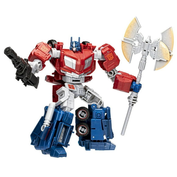 Transformers Generations Studio Series figurine 03 Gamer Edition Optimus Prime classe Voyageur de 16,5 cm, pour filles et garçons, à partir de 8 ans