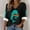 #309-Black, variant on Craaazy T Shirts For Women Comfortable V-Neck Long Sleeve Dolphin Print Casual Blouse Gifts