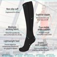 thumbnail image 4 of MesaSe 2 Paires Bas de Compression à Fermeture Éclair 15-20 mmHg Bas de Compression à Bout Fermé pour Femmes et Hommes, 4 of 6