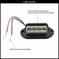 thumbnail image 3 of Sidaley Placa de matrícula con estilo, luces duraderas para matrícula de coche, lámpara LED para matrícula, luces de cortesía Automoción decorativa y accesorios, 3 of 6