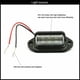 thumbnail image 4 of sweethay ABS simplifica la instalación fácil de instalar lámpara LED de matrícula luces de matrícula de coche brillantes Automoción decorativa y accesorios, 4 of 6