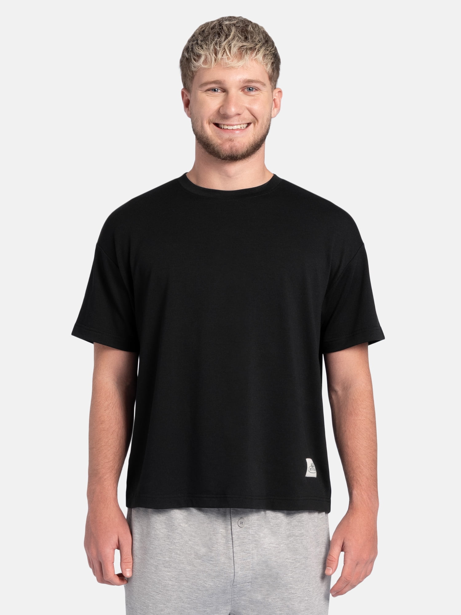 Fruit of the Loom Men’s Pajama Sleep French Terry T‑Shirt, S‑2XL