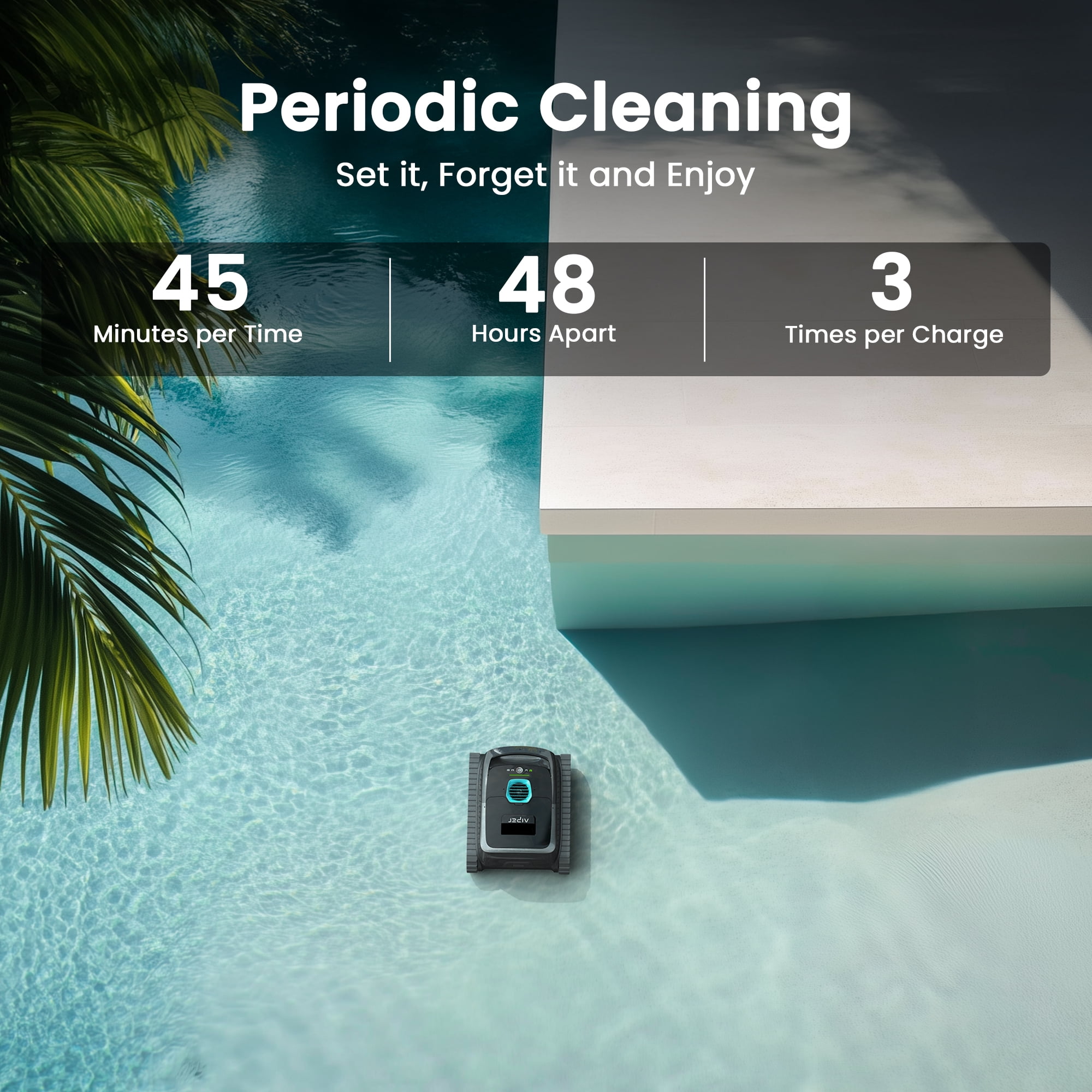 Aiper Scuba 1600W Cordless Robotic Pool Cleaner for In-Ground and Above Ground Pools