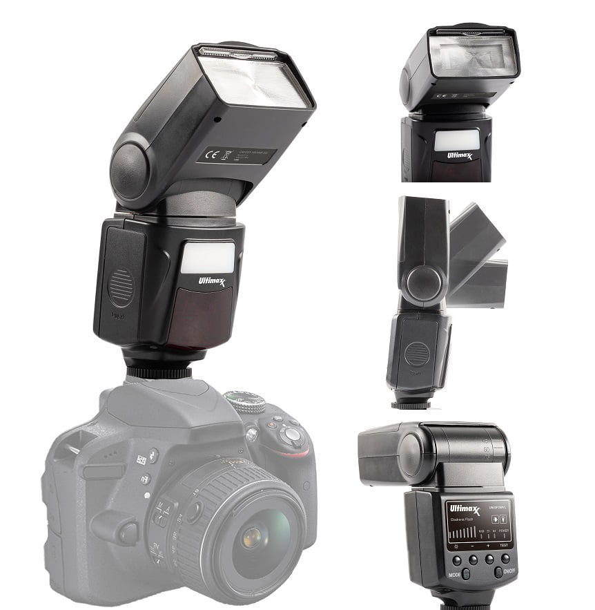 Automatic Zoom & Bounce Flash for Canon EOS Rebel T3 T3i XS XSi T5i SL1 T4i 