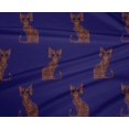 thumbnail image 4 of oneOone Tissu Polyester Lycra Imprimé Ikat Chat au Mètre 56 Pouces de Large, 4 of 4