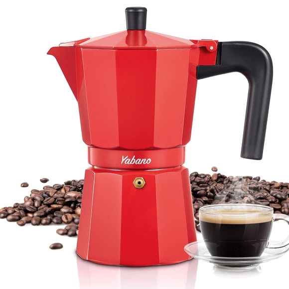 Cafetera espresso Yabano de 9 tazas, moka italiana para estufa