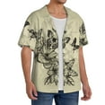 thumbnail image 4 of Disketp Men's Hawaiian Vintage Floral Print Shirts Button Down Holiday Beach Shirts-XX-Large, 4 of 7