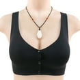 thumbnail image 3 of Quealent Womens Sports Tops Women Sports Bra Longline Crop Tank Top Padded Workout Running Yoga,Black XXL, 3 of 4