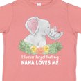 thumbnail image 4 of Inktastic I'll Never Forget That My Nana Loves Me with Cute Elephants Boys or Girls Toddler T-Shirt, 4 of 5