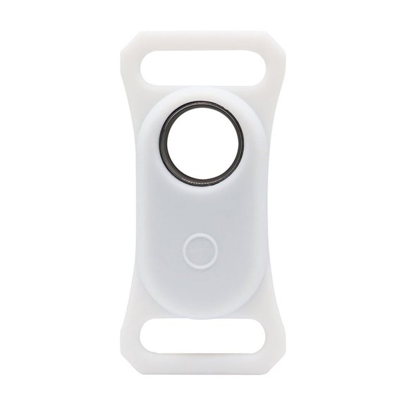 Soft Silicone Case Cover Compatible for Samsung Galaxy SmartTag2, Pets Dog Cat Tracker Keychain Case Protection Holder Anti-los Anti-Scratch Ring Shell(Sold without manufacturer warranty)