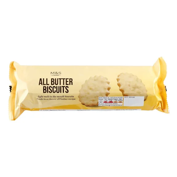 M&S All Butter Biscuits 200g - Pack Of 2