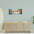 thumbnail image 2 of Stupell Beach Friends Coastal Summer Fun Landscape Painting Gallery Wrapped Canvas Print Wall Art, 2 of 7