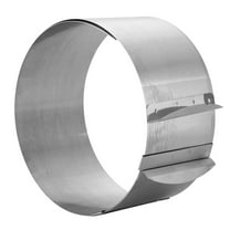 MLINS Adjustable 6-12 Inch Stainless Steel Mousse Layered Cake Mold Baking Ring