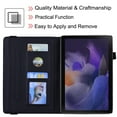 thumbnail image 5 of Allytech Case for Samsung Galaxy Tab A8 10.5 2021(SM-X200/X205), Multiple Viewing Angles Stand Protective Soft TPU Back Cover with Pen Holder/Card Slots Wallet Case for Galaxy Tab A8 2021, Black, 5 of 5