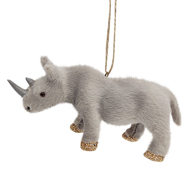 Agiferg Christmas Decorations Simulation Giraffe Rhinocero Leopard Elephant Decorations Gifts Christmas Decorations