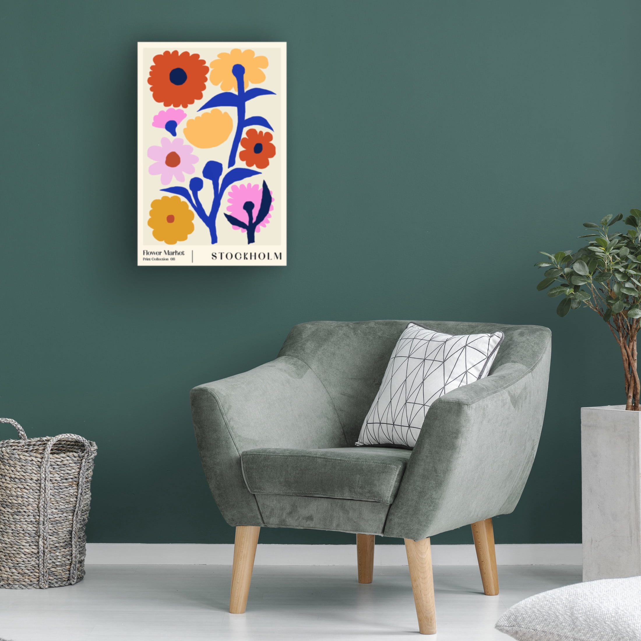 Trademark Fine Art NKTN Flower Market Stockholm Canvas Wall Art