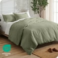 thumbnail image 6 of Bare Home Luxury Duvet Cover and Sham Set - Premium 1800 Collection - Ultra-Soft - Full, Sage, 3-Pieces, 6 of 10