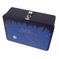 thumbnail image 2 of Rectangle Iron Storage Box With Lock Desktop Organizer Keepsakes Box Lockable Storage Container Desktop Sundries Cards Storage Box, 2 of 4