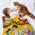 thumbnail image 2 of Big Mouth anti-pilling, suave, ligera, esponjosa y acogedora de lujo para hogar y cocina – Perfecta para niños y adultos,100X130cm, 2 of 6