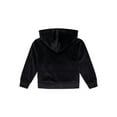 thumbnail image 2 of Wonder Nation Girls Velour Zip Up Hoodie, Sizes 4-18 & Plus, 2 of 3