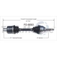 thumbnail image 1 of TrakMotive FD-8093 CV Axle Shaft Premium OEM Replacement, 1 of 4