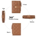 thumbnail image 4 of Miroddi Small Wallet for Women Slim Bifold Leather Credit Card Holder Cute Wallets Zipper Pocket Coin Purse with ID Window, 4 of 7