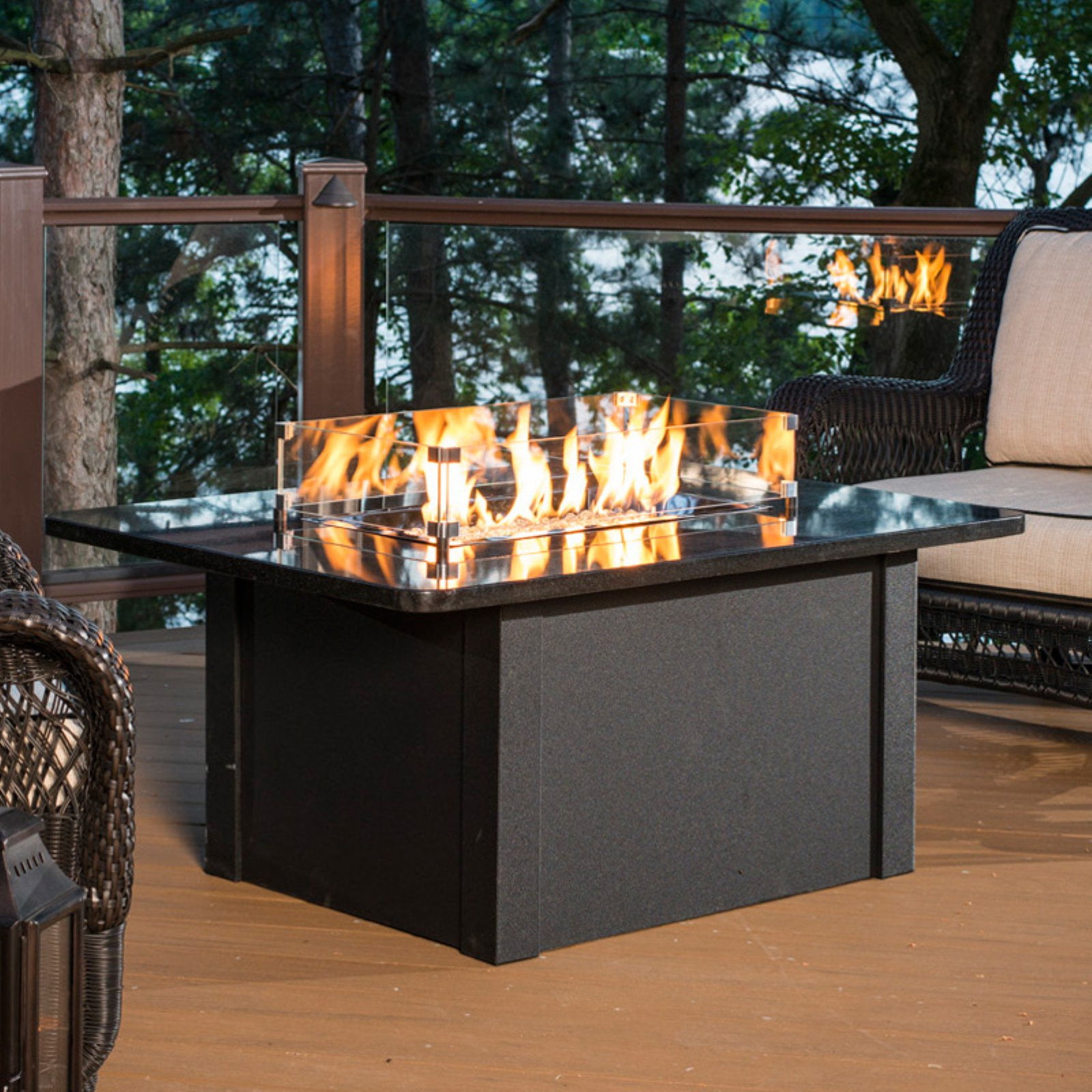 Outdoor Greatroom Grandstone 48 In Fire Table