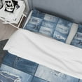 thumbnail image 4 of Designart 'Blue Jeans Close-ups' Modern & Contemporary Duvet Cover Set, 4 of 4