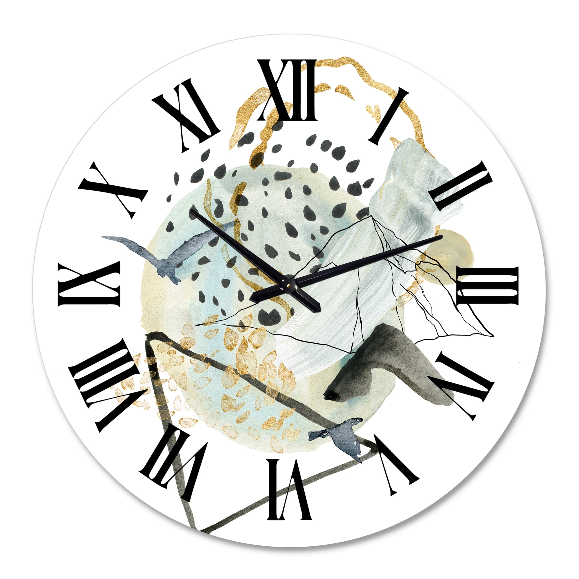 Designart 1 in Quartz Modern/Contemporary Wall Clock