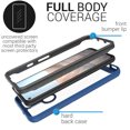 thumbnail image 3 of CoverON For Google Pixel 5a Case, Military Grade Full Body Rugged Slim Fit Clear Phone Cover, Navy Blue, 3 of 9