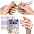 thumbnail image 2 of 0.5Mm Fine Tip Nail Art Pen Set, Water Based Quick Dry Diy Detailing Pen for Professional Nail Design, 2 of 9
