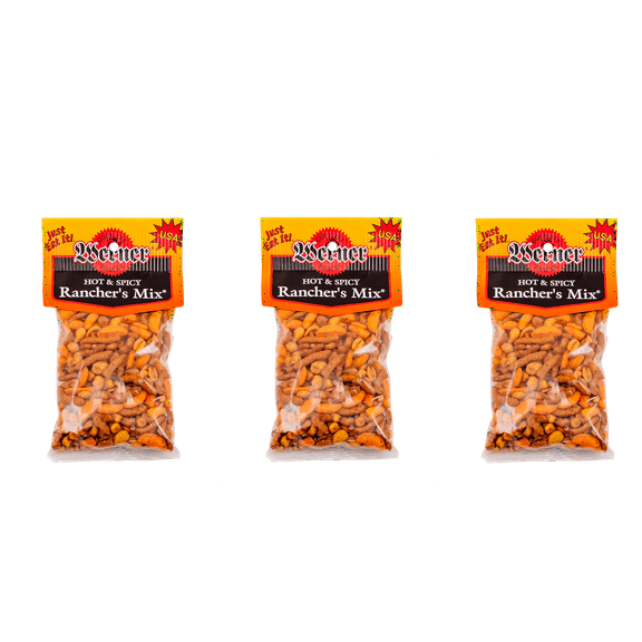 Werner Hot & Spicy Rancher's Mix - 6 oz. Bag (Pack of 3)