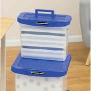 Bankers Box Heavy Duty Plastic File Storage 14 1/4 x 8 3/5x 11 Clear 0086301