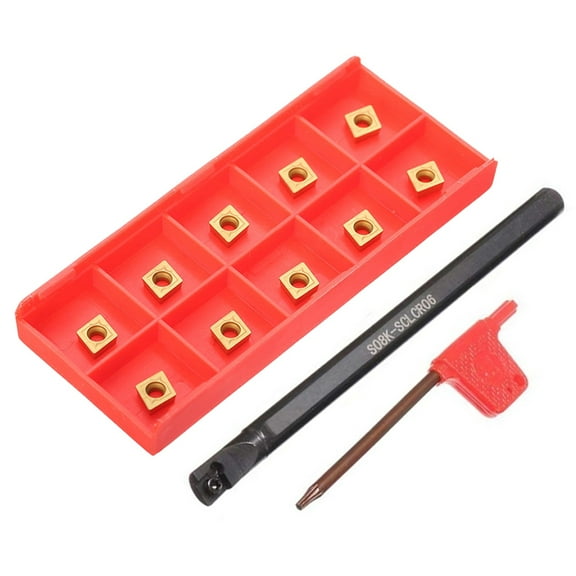 yaaqii S08K-SCLCR06 indexable lathe boring bar 8mm Shake with CCMT060204-HM