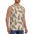 thumbnail image 2 of Fotbe Cowboy Christmas Trees Men's Camiseta sin Mangas Estampada para Hombres, Playera Casual para Gimnasio, Entrenamiento, Playa-Medium, 2 of 7