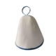 thumbnail image 5 of Accesorios para sombreros de fieltro Cómodo de llevar Turbante para el cabello Gorro de baño multiusos para bañarse Vaporarium Hombres y mujeres blanco y azul, 5 of 9