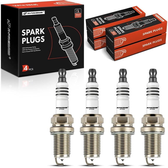A-Premium Iridium Platinum Spark Plugs Compatible with Suzuki SX4 2007-2009 Aerio 2002-2007 Vitara 2000-2003 & Chevrolet Tracker 2001-2003 2.0L 2.3L Pack of 4