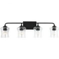 thumbnail image 5 of Capital Lighting 139241-499 Reeves 4 Light 33" Wide Bathroom Vanity Light - Black, 5 of 5