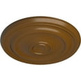 thumbnail image 3 of Ekena Millwork 15 7/8"OD x 1 1/2"P Kepler Traditional Ceiling Medallion (For Canopies up to 3 3/4"), Hand-Painted Smokey Topaz, 3 of 5