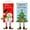 #C, variant on Spencer 2 Pack Christmas Hanging Flag Banner Door Window Pendant Wall Hanging Decoration Ornament "#E"