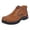 Coffee, variant on Men's Slip on Business Casual Shoes Wide Toe Box Orthopedic Ankle Boots Non Slip Walking Sneakers with Arch Support Black Size 9