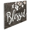 thumbnail image 3 of P. Graham Dunn Blessed Cherry Blossoms Dark Distressed 17 x 10.5 Wood Pallet Wall Plaque Sign, 3 of 6
