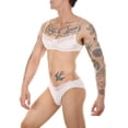thumbnail image 3 of Sujetador falso para hombres europeos y americanos Ropa interior sexy gay Traje de ropa interior de encaje de tentación gay, 3 of 6