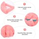 thumbnail image 3 of unbranded De En Toalla Absorbente Rosa Con Orejas De Para Secado Suave Y Cuidado Del, 3 of 6