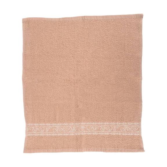 Toalla Prichos Towell Tela Afelpada con Bordado Horizontal Inferior 1 Pieza Beige