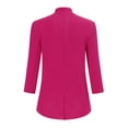 thumbnail image 3 of Blazer for Women Open Front Cardigan Jacket 3/4 Sleeve Lightweight Work Casual Blazer, 3 of 5