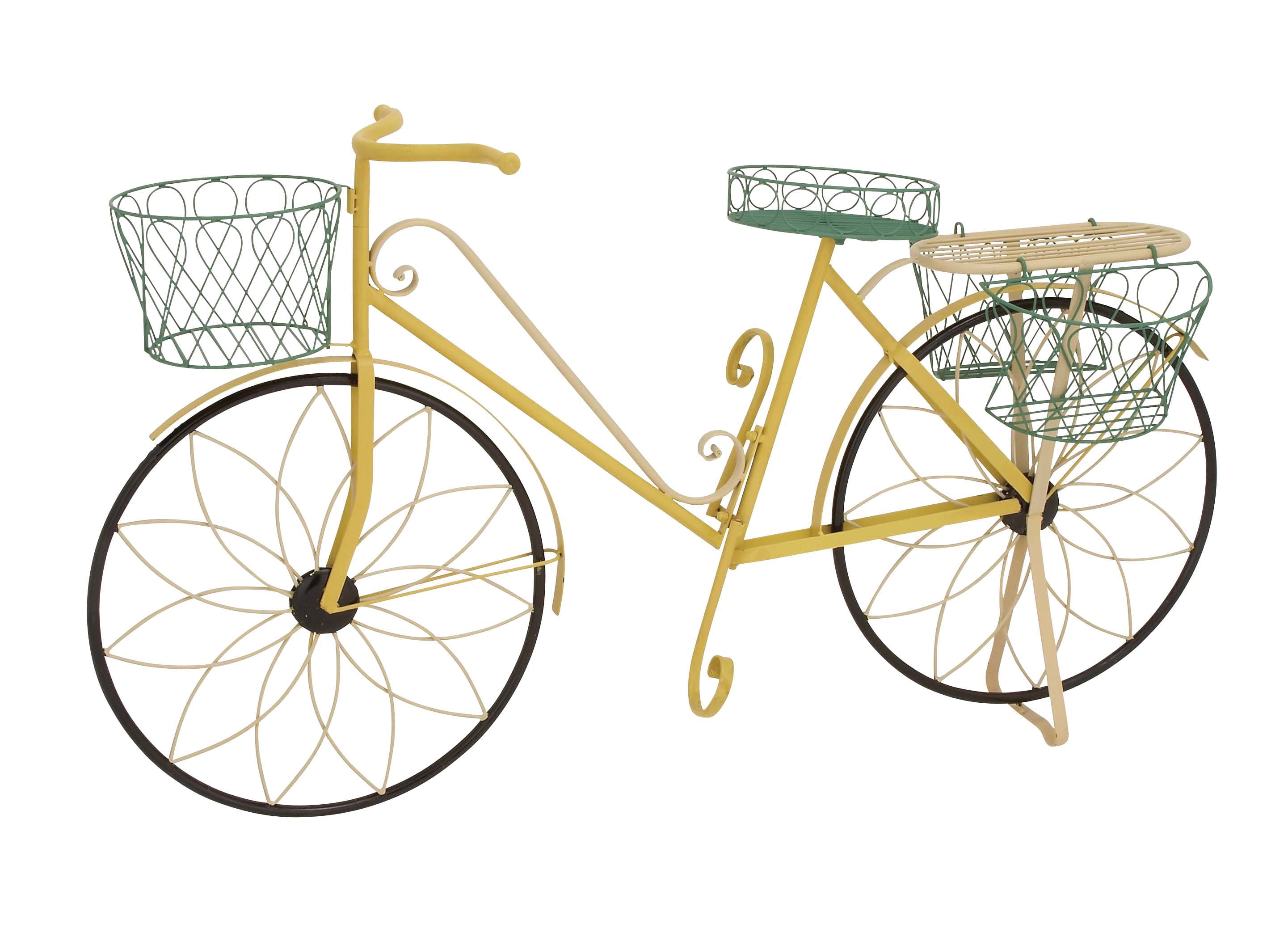The Funky Metal Bicycle Plant Stand Walmart com The Funky Metal Bicycle Plant Stand Walmart com