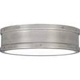 thumbnail image 1 of Quoizel Ahoy 13" LED Flush Mount Ceiling Light in Antique Nickel, 1 of 1